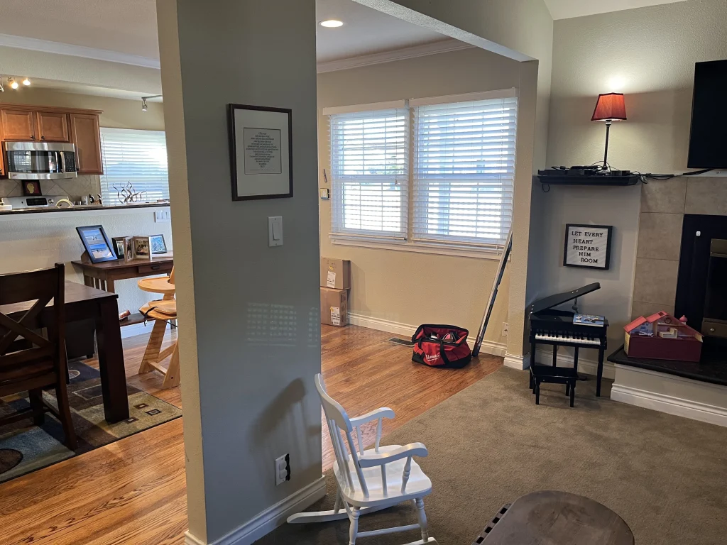 The old load bearing wall