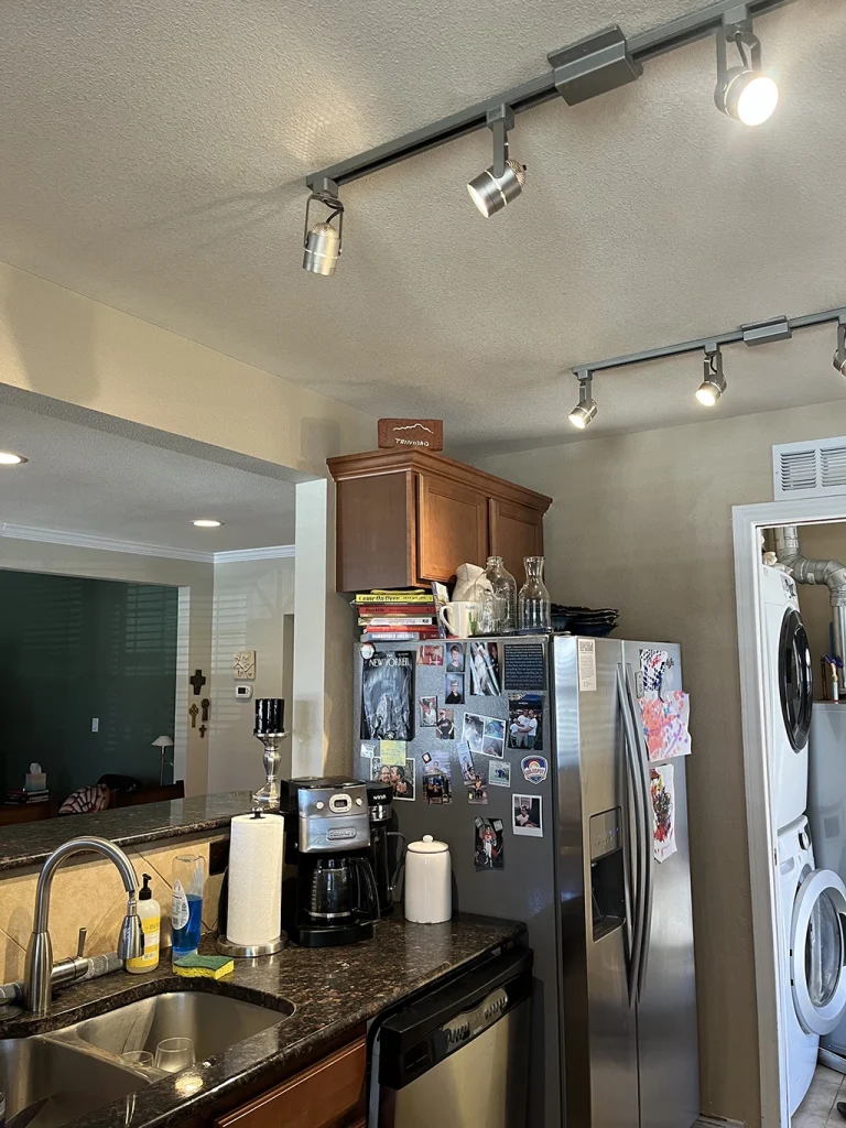 Kitchen expansion created through structural remodeling