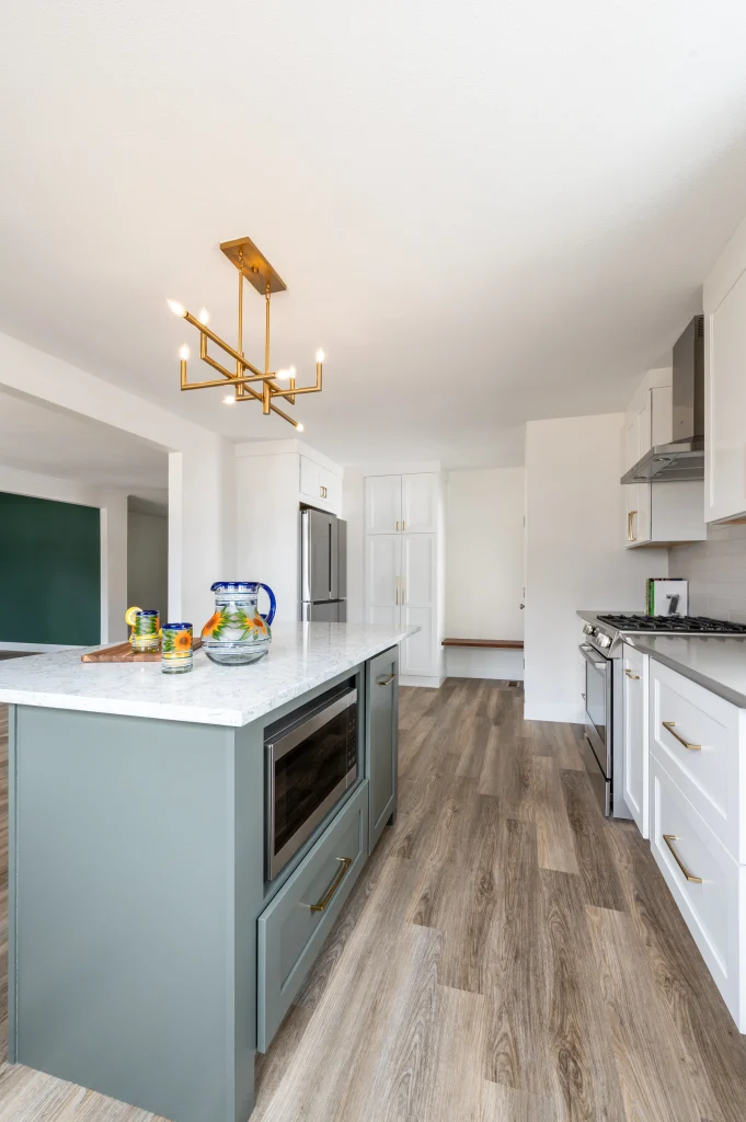 The new structural kitchen remodel